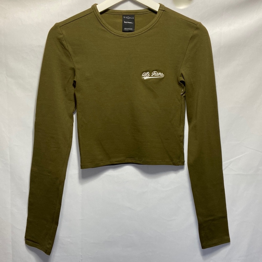 Iets Frans Long Sleeve Crop tee